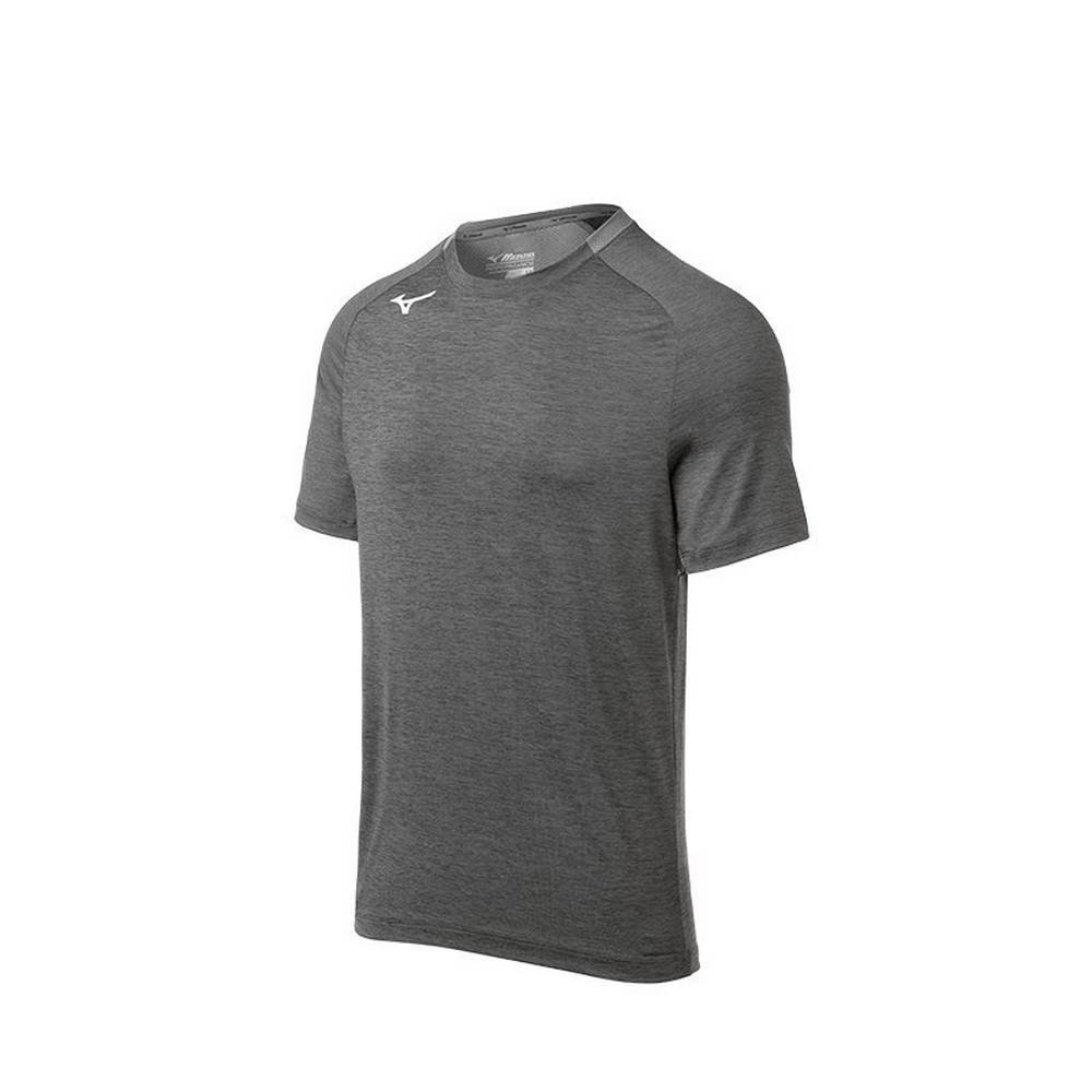 Panske Tričko Mizuno Alpha Short Sleeve Siva Vypredaj WGLD20984